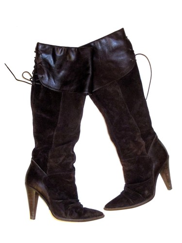 Bottes talons en cuir - 🌼,