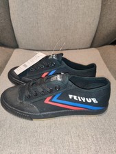 LN Feiyue Fe Lo 1920 Black Canvas Heritage Martial Arts Shoes Women's 5 NEW