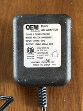 OEM WaterBoss XY-12000500AU Water Softener 12V Power Transformer AC Adapter