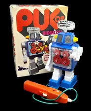 Very Rare Vintage “Bionic Robot PUK-02” Remote Control Plastic Space Toy by Puky