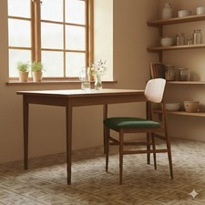 Chaise Vintage Bois Tissu