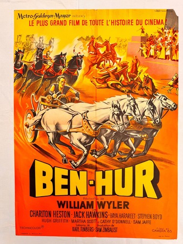 Affiche cinéma ben hur - ben-hur, 1959