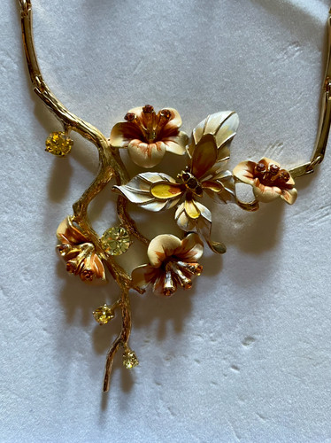 Parure collier boucles - collier,