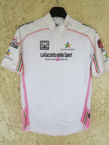 Maillot blanc tour italie - tour, d'italie