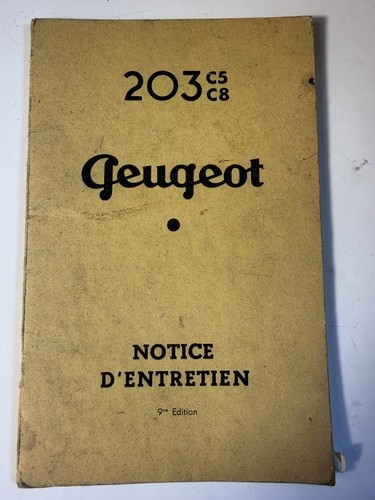 Vintage peugeot 203 - peugeot,