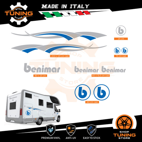 Autocollants camper kit - de,
