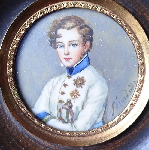 Tableau ancien miniature - ancien,
