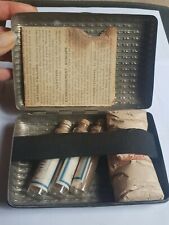 Antique medical emergency kit, nice metal box 19th century