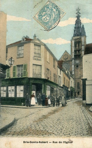 Carte brie comte robert - carte, rue