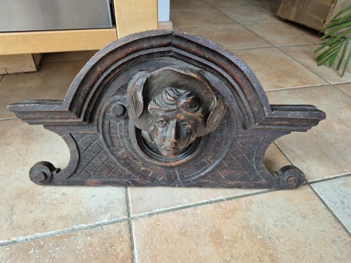 Ancien fronton bois - , en