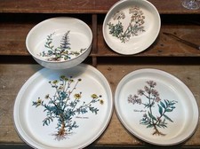 LOT OF 4 DISHES VILLEROY & BOCH BOTANICA decorations