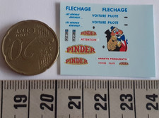 decalcomanie decals 1/87 pour