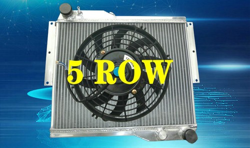 Row aluminum radiator fan - 5, radiator+fan