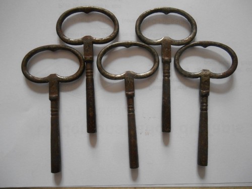 Clé clef xixe fer - fer, forgé