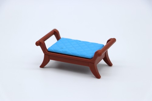 Playmobil tabouret siège bleu - siège,