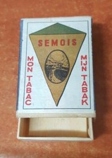 Belgium Old Vintage Empty Matchbox Semois Mon Tabac