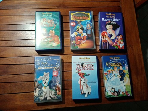 Walt disney lot cassettes - walt, disney-lot