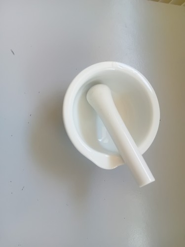 Almofariz porcelena de - de,