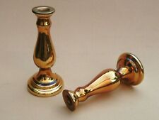 Paire de bougeoirs églomisés