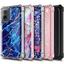 For Motorola Moto g 5G 2024 (XT2417) Case Full Body Cover + Screen Protector