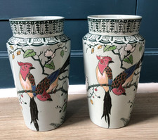 Belle Paire Vases Céramique