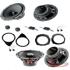 Kit 6 HP enceintes haut-parleurs FOCAL pour FIAT Stilo avec adaptateurs