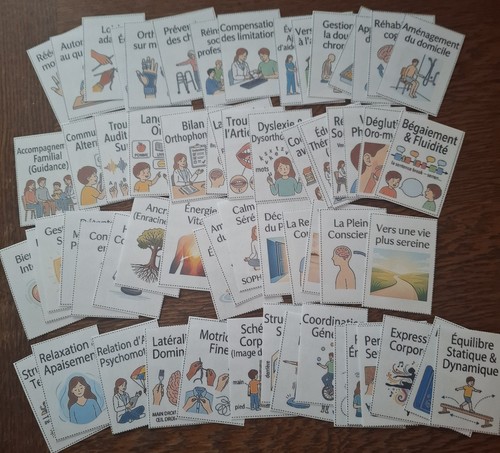 Grand lot cartes éducatives