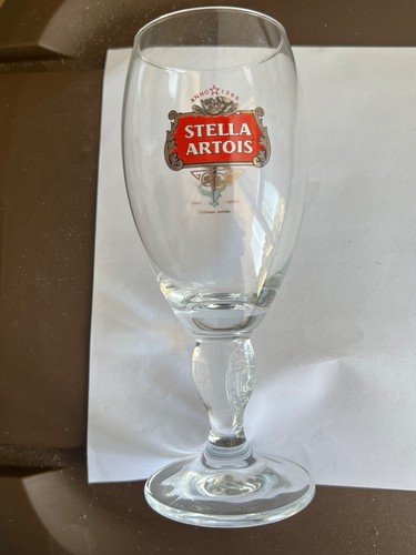 Verre bière pied - verre, stella