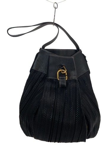 Delvaux black leather bag - leather,