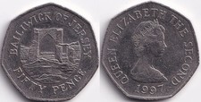 50 Pence 1997 Bailiwick of