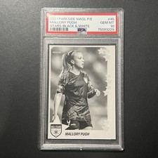 2021 Parkside NWSL Mallory Pugh Swanson Stars Black & White PSA 10 /700 RC USWNT
