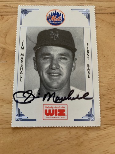 Jim marshall signed rare 1991 - jim,