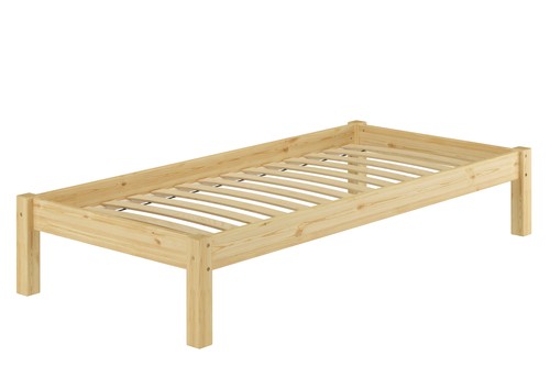 Lit simple pin naturel 80x200