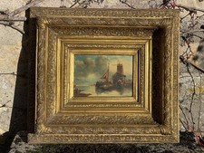 Tableau ancien XIXe – Huile