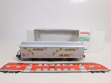 Märklin H0 AC 84735,9 Somo Wagon avec Parroi Coulissant Post Ptt SBB Nem Mint+