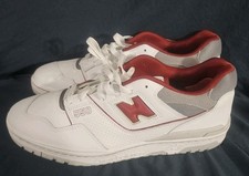New Balance 550 Boston College Sneakers White Red BB500BC Men Size 13 New No Box