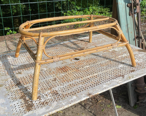 Pied table basse - en, rotin