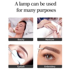 Foldable Nail Desk Lamp Led Manicure Desk Lamp 35W 3200K-5600K Beauty Lamp With