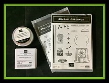 Stampin' Up! GUMBALL GREETINGS Stamps, GUMBALL DIES, BEADS & DOMES too! #288