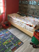 lit enfant 1 personne et armoire marque Gautier 