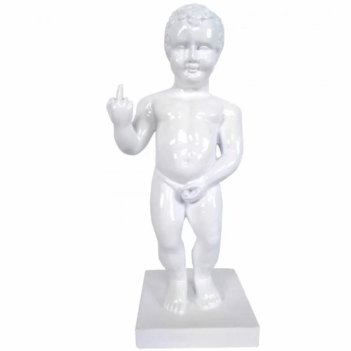 Statue manneken pis doigt - manneken-pis,