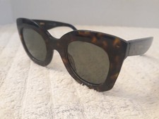 Used CELINE PARIS CL 4005IN 52N HAVANA AUTHENTC FRAME SUNGLASSES 47-27 145 ITALY