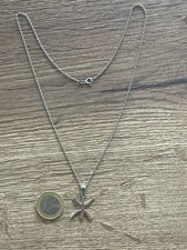 Ancienne chaine avec pendentif  en argent  massif 925