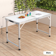 Table de camping pliable
