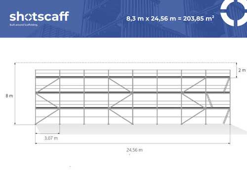 échafaudage construction - Échafaudage, de