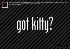 (2) Got Kitty Autocollant