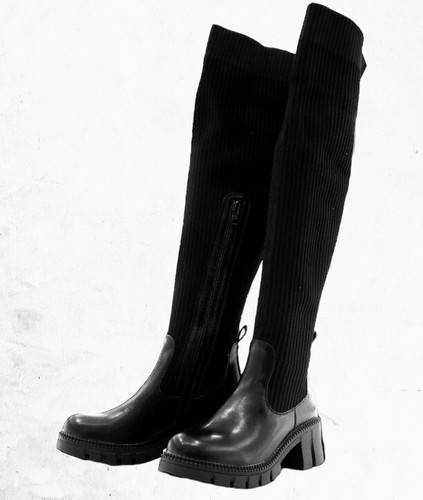 Bottes chaussette noires