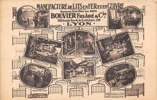 CPA 69 LYON IRON & COPPER BED MANUFACTURE BOUVIER YARN AINE A LYON