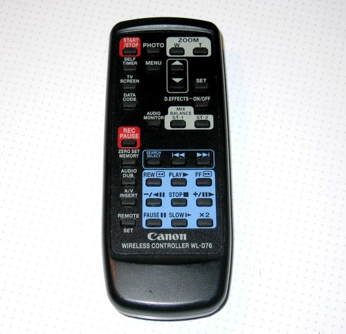 Télécommande canon d76 - télécommande, wl-d76