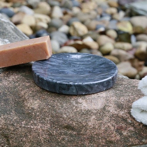 Porte savon marbre - en,